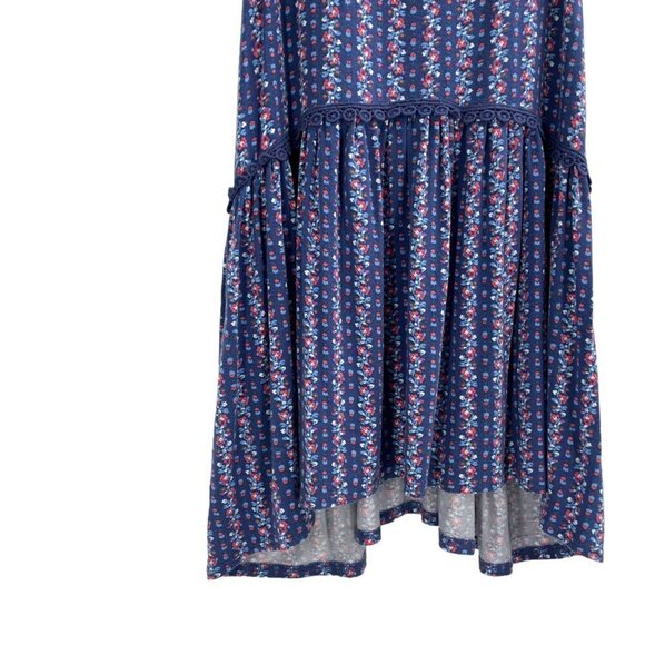 Matilda Jane Beyond The Horizon Blue Floral Tank Top Tunic Womens Size Medium - Picture 2 of 10